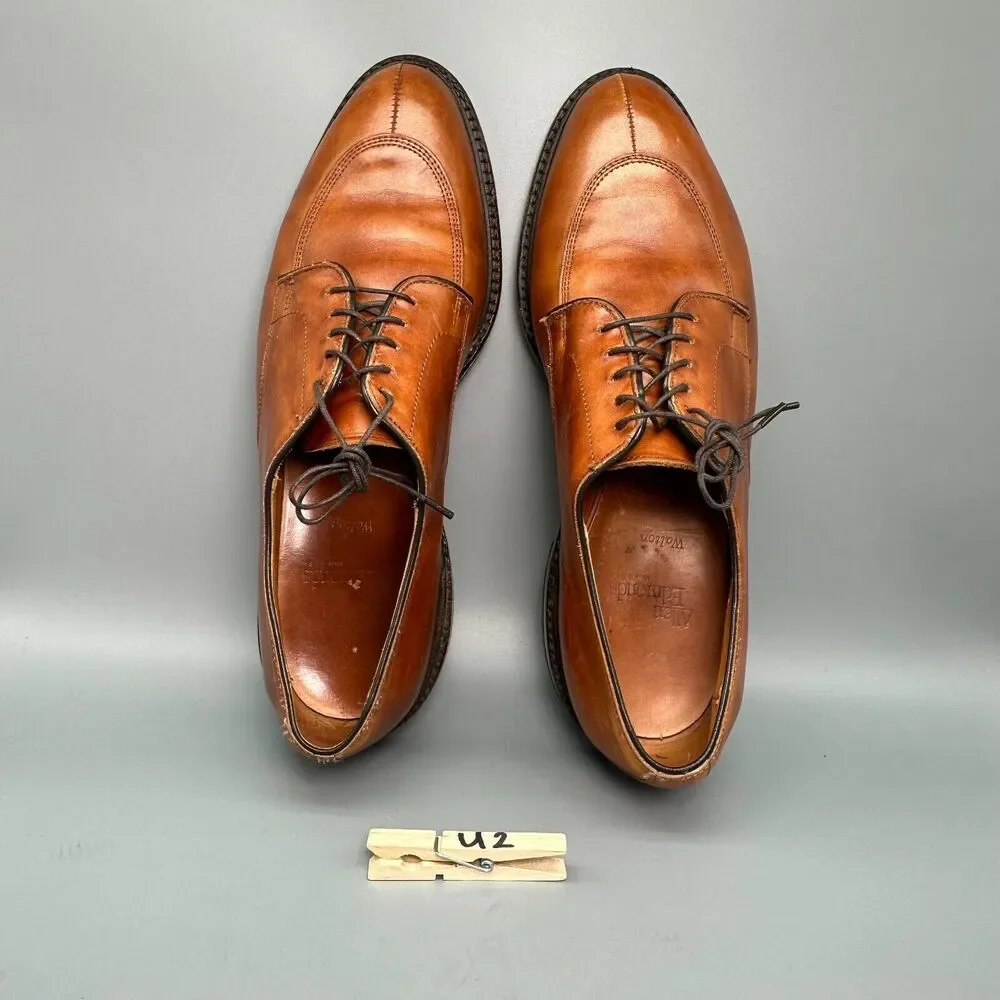 Allen Edmonds Walton Corporate Casual Mens 11.5 Brown Leather Dress Shoes Formal